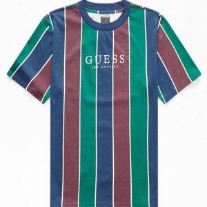 NWT Guess Surfer Striped Logo T-Shirt